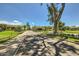 View of the community street with mature trees and well-maintained landscape at 8136 E Cortez Dr, Scottsdale, AZ 85260