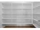 Spacious walk-in pantry with plenty of storage shelving at 10236 E Utah Ave, Mesa, AZ 85212