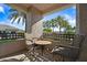 Relax on the spacious balcony overlooking the community at 15221 N Clubgate Dr # 2065, Scottsdale, AZ 85254