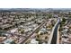 A beautiful neighborhood aerial view shows proximity to the Arizona Canal and mountain views at 1644 W Roma Ave, Phoenix, AZ 85015