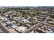 Aerial view showcases a well-established neighborhood with tree-lined streets and varied housing styles at 1644 W Roma Ave, Phoenix, AZ 85015