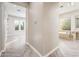 Bathroom with tile floor, bathtub, and vanity sink at 22208 N San Ramon Dr, Sun City West, AZ 85375