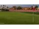 Picturesque view of the golf course with green fairway and the beautiful homes in the background at 22208 N San Ramon Dr, Sun City West, AZ 85375