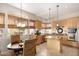 Bright kitchen boasting stainless appliances, a granite island, and a breakfast nook at 22232 N 48Th St, Phoenix, AZ 85054