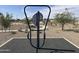Outdoor fitness area with exercise equipment and walking paths surrounded by desert landscaping at 24113 W Bowker St, Buckeye, AZ 85326