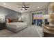 Relaxing main bedroom with natural light and access to a private balcony at 2463 W Rowel Rd, Phoenix, AZ 85085