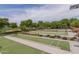 Several bocce ball courts are available in the community with shaded benches offering relaxation and socializing at 26017 W Maple Dr, Buckeye, AZ 85396