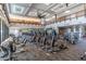 Well-equipped gym featuring state-of-the-art cardio machines and a bright, open layout for an enjoyable workout at 26017 W Maple Dr, Buckeye, AZ 85396