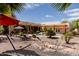 Expansive backyard featuring a pool, spa, and a charming wooden bridge amidst lush desert landscaping at 37809 N 9Th Pl, Phoenix, AZ 85086