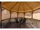 Cozy gazebo with seating, perfect for enjoying a quiet moment outdoors at 37809 N 9Th Pl, Phoenix, AZ 85086
