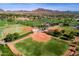 Aerial view of well-maintained baseball fields, perfect for sports enthusiasts and community events at 41202 N Rolling Green Way, Anthem, AZ 85086