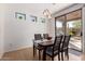 Dining area with natural light and backyard views at 41202 N Rolling Green Way, Anthem, AZ 85086