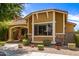 Beautiful one-story home with attractive architectural details and a well-kept front yard at 4349 E Selena Dr, Phoenix, AZ 85050