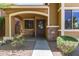 Welcoming home featuring a cozy front porch area, perfect for outdoor seating and relaxation at 4349 E Selena Dr, Phoenix, AZ 85050