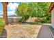 Spacious backyard featuring mature trees and privacy wall at 5126 W Las Palmaritas Dr, Glendale, AZ 85302