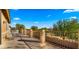 Outdoor patio with fence, landscaping, plants, and an amazing view of the golf course at 5231 W Desperado Way, Phoenix, AZ 85083