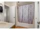 Bathroom featuring a combination tub and shower at 525 N 94Th Way, Mesa, AZ 85207