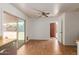 Bright dining space with sliding glass door, and tile floor at 525 N 94Th Way, Mesa, AZ 85207