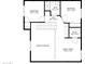Upstairs floor plan featuring two bedrooms, a bathroom, a hall, and a Gathering room at 544 N Alma School Rd # 28, Mesa, AZ 85201