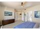 Spacious main bedroom with ample closet space and view of main bath at 6579 E Shooting Star Way, Scottsdale, AZ 85266