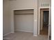 Bedroom featuring an open closet and doorway at 749 N 99Th St, Mesa, AZ 85207