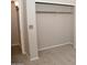 Open closet in carpeted bedroom with closet rod at 749 N 99Th St, Mesa, AZ 85207