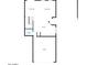 First-floor plan showcasing open-concept layout with living room, kitchen, dining area, and garage at 7521 S 31St Pl, Phoenix, AZ 85042