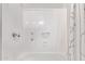 Bathroom shower with grab bars and shower curtain at 9733 E Axle Ave, Mesa, AZ 85212