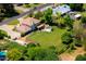 Aerial image features an expansive backyard and shed, complementing the charm of this single-Gathering home at 10532 W Catalina Dr, Avondale, AZ 85392