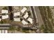 Aerial view of the community, showcasing the layout of the buildings, landscaping, and parking at 12123 W Bell Rd # 337, Surprise, AZ 85378