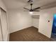 Bedroom with neutral carpet, a closet and a door leading to another room at 125 S 56Th St # 75, Mesa, AZ 85206