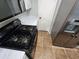 Updated kitchen includes a sleek gas range stove and stainless steel appliances at 125 S 56Th St # 75, Mesa, AZ 85206