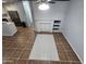 Well-lit living room with tile flooring and fireplace at 125 S 56Th St # 75, Mesa, AZ 85206