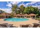 Enjoy the community pool featuring poolside cabanas and plenty of comfortable lounge chairs at 1633 E Lakeside Dr # 39, Gilbert, AZ 85234