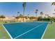 This blue tennis court is the perfect place to practice your serve or engage in a friendly tennis match at 1633 E Lakeside Dr # 39, Gilbert, AZ 85234