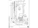 Detailed plot plan showing house on a rectangular lot with outdoor living area, driveway and garage at 16932 W Desert Hollow Dr, Surprise, AZ 85387