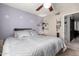 Bedroom featuring a ceiling fan and neutral tones, creating a serene atmosphere at 19820 N 13Th Ave # 255, Phoenix, AZ 85027