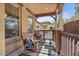 Relaxing front porch with comfortable rocking chairs, perfect for enjoying the outdoors in a cozy setting at 21014 W Cora Vista --, Buckeye, AZ 85396