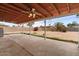 A covered patio overlooks a large backyard at 2144 W 1St Pl, Mesa, AZ 85201