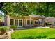 Backyard with lush green grass and mature trees at 236 W Calle Monte Vista Dr, Tempe, AZ 85284