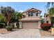 Charming two-story home featuring a well-maintained lawn, desert plants, and a neutral color palette at 236 W Calle Monte Vista Dr, Tempe, AZ 85284