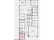 Detailed floor plan featuring 5 bedrooms, 3 bathrooms, flex space, open living, and a 2-car garage at 25160 N 171St Ln, Surprise, AZ 85387