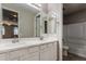 This bathroom has a dual sink vanity with plenty of storage space at 3796 E Rakestraw Ln, Gilbert, AZ 85298