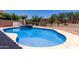 Beautiful pool with a spa at 3796 E Rakestraw Ln, Gilbert, AZ 85298