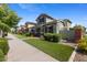 View of a house and landscaping on a sunny day at 3881 E Galveston St, Gilbert, AZ 85295