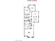 Detailed second floor plan featuring bedrooms, bathrooms, a loft, and laundry room at 3881 E Galveston St, Gilbert, AZ 85295