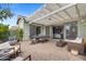 Outdoor patio with ample seating, perfect for entertaining or relaxation at 3881 E Galveston St, Gilbert, AZ 85295