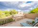 Spacious deck area perfect for enjoying the views and relaxing on a sunny day at 39017 N Habitat Cir, Cave Creek, AZ 85331