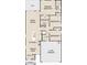 Detailed floorplan showcasing the layout of the home, including the primary suite, three bedrooms, and a two-car garage at 3936 E San Jose St, San Tan Valley, AZ 85143
