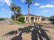 Exterior shot of the large three-car garage with tile roof at 5615 N Invergordon Rd, Paradise Valley, AZ 85253